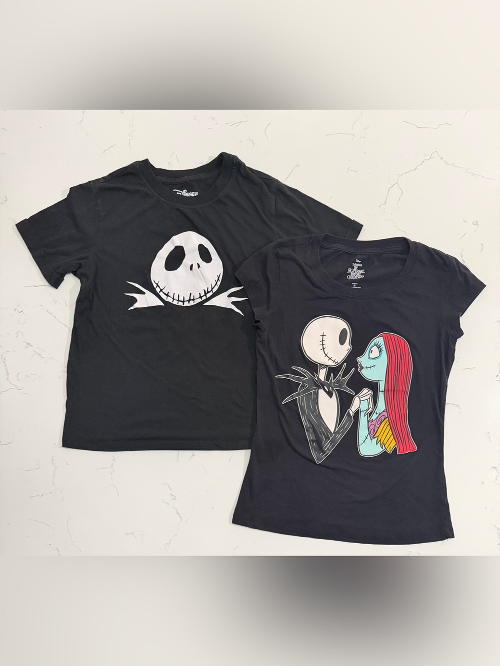 Disney Nightmare Before Christmas Jack Sally T Shirt Lot Youth S Girls M